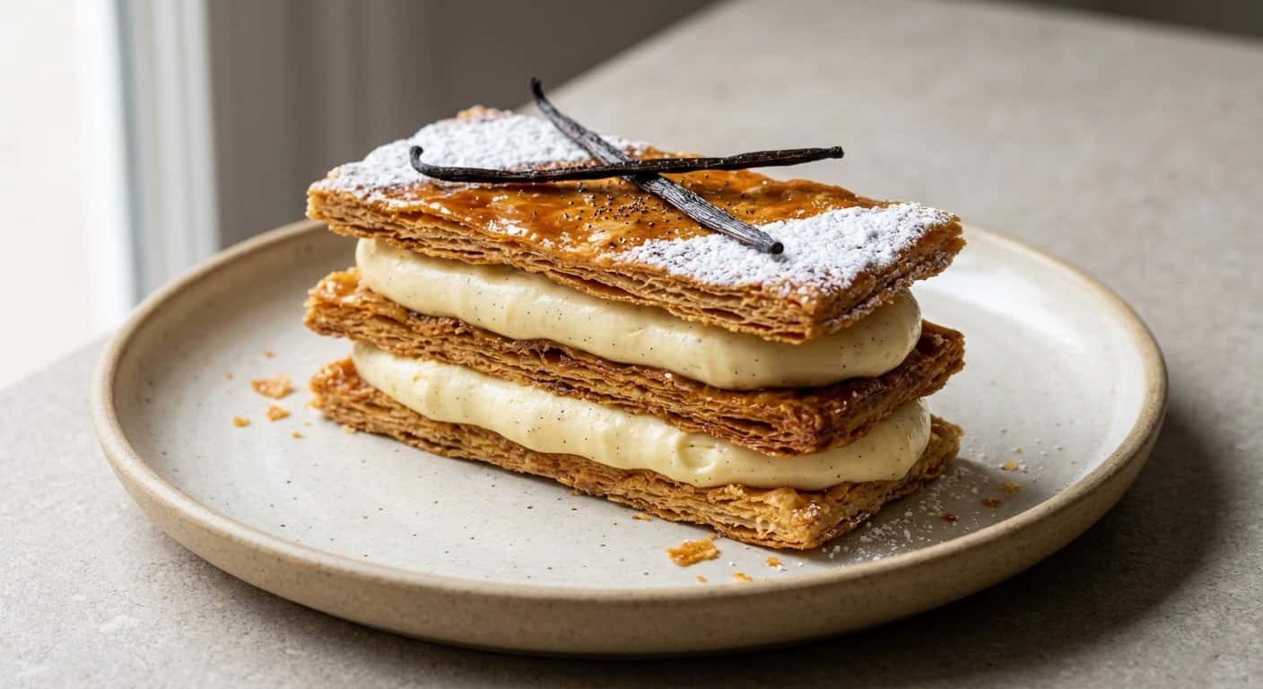 Milhojas de Vainilla Bourbon