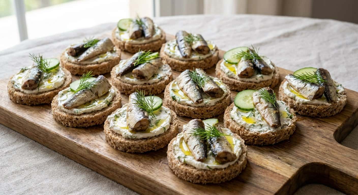 Montaditos de Sardina Ahumada