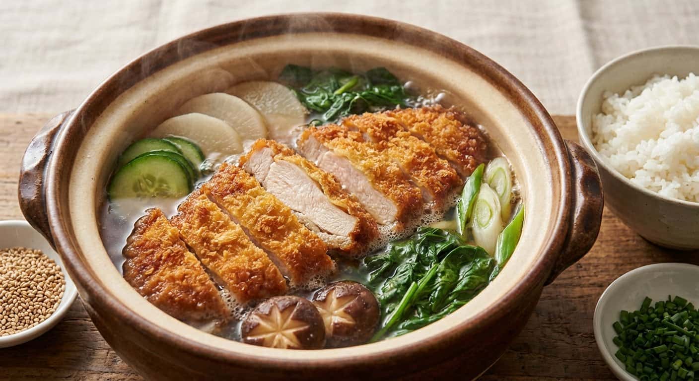 Nabe Katsu con Pollo y Pepino