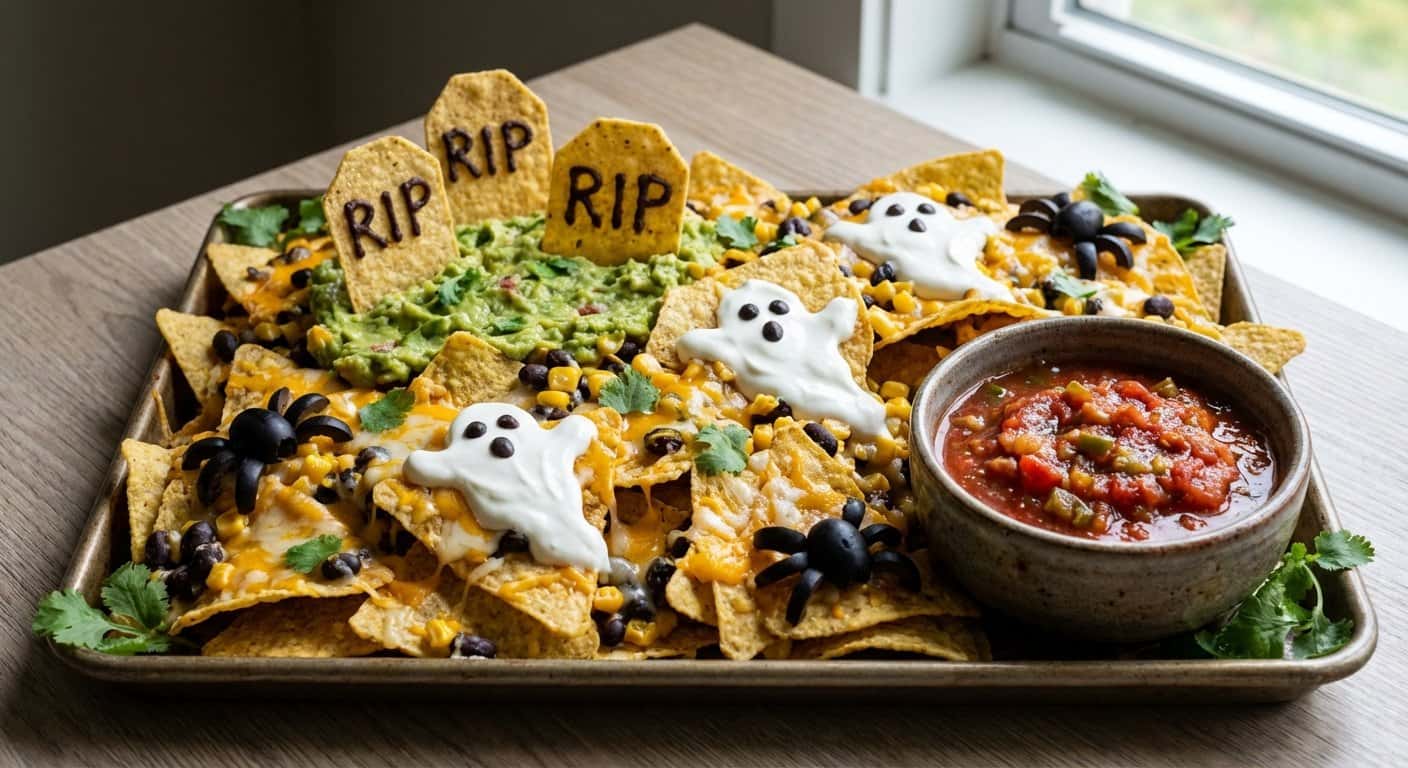 Nachos Cementerio de Halloween
