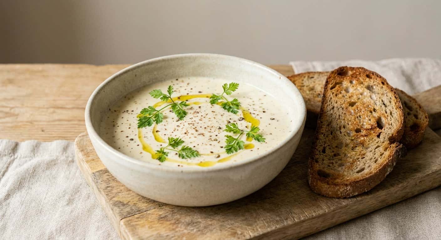 Nata en Salsa Cremosa con Especias