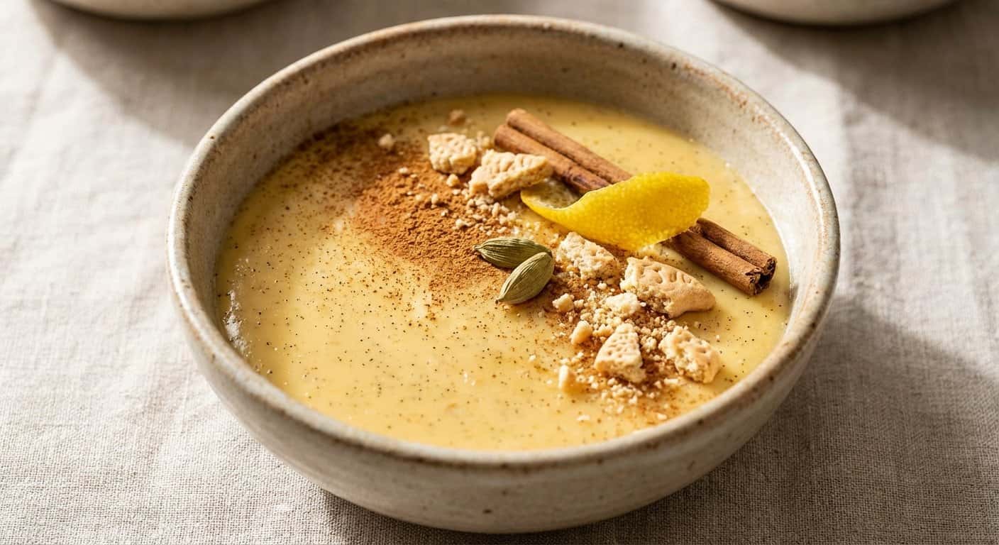 Natillas de Cardamomo