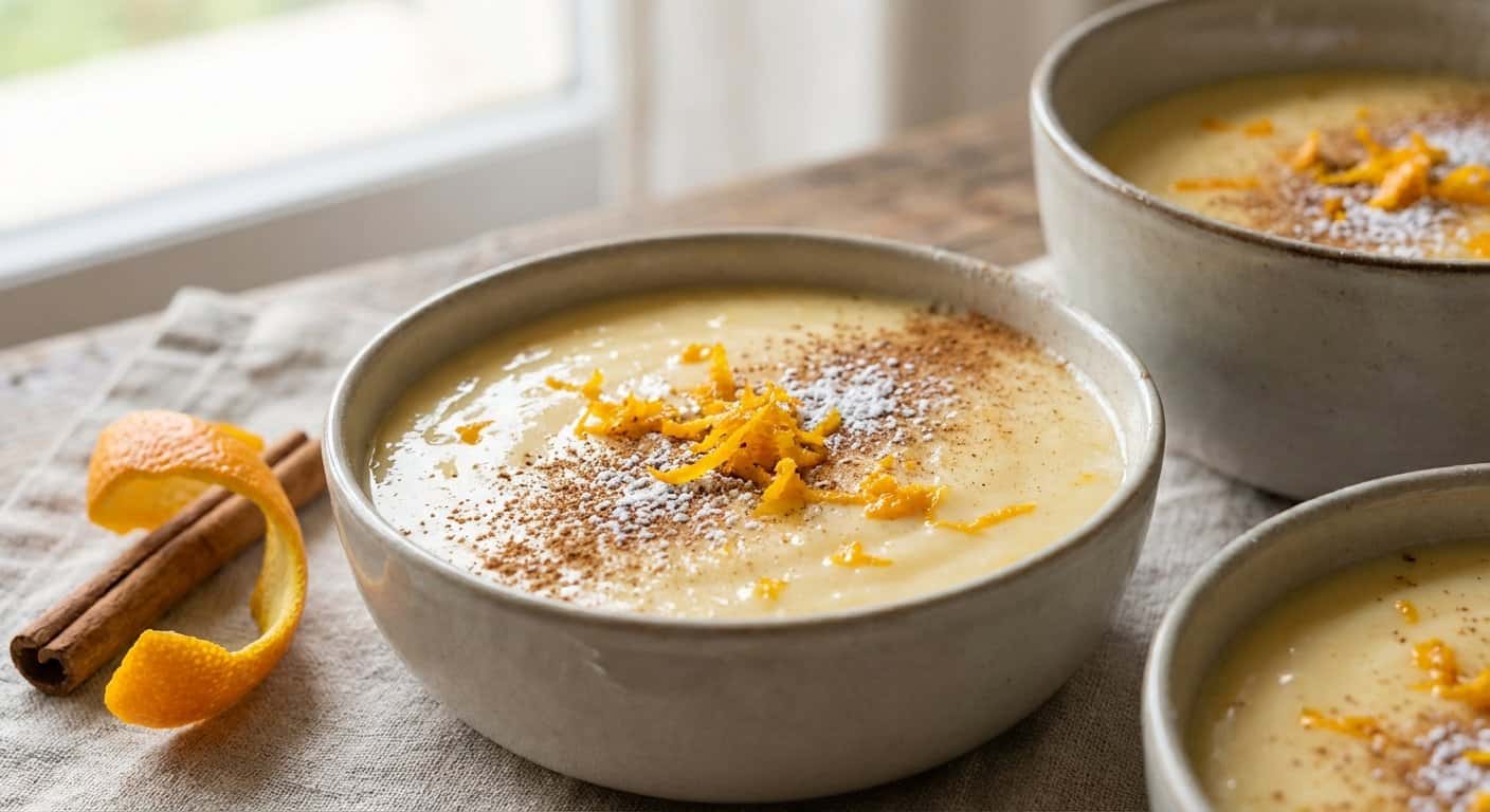 Natillas de Naranja en Thermomix