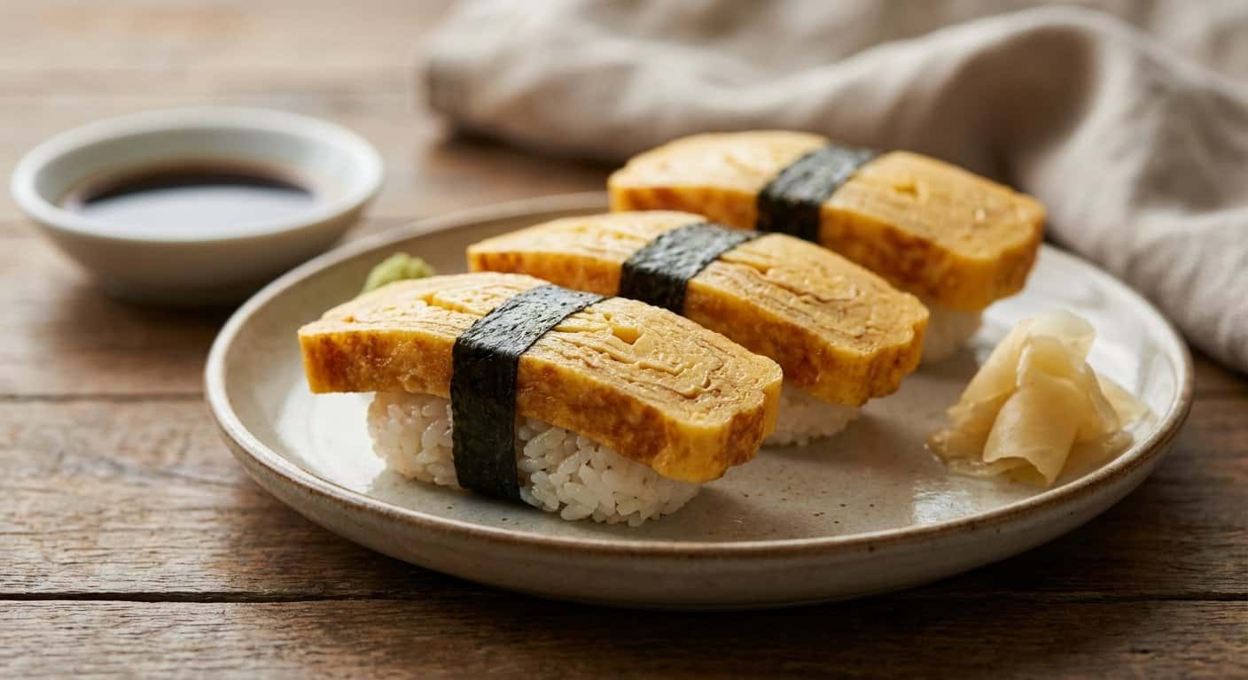 Nigiri de Tortilla Japonesa Tamago
