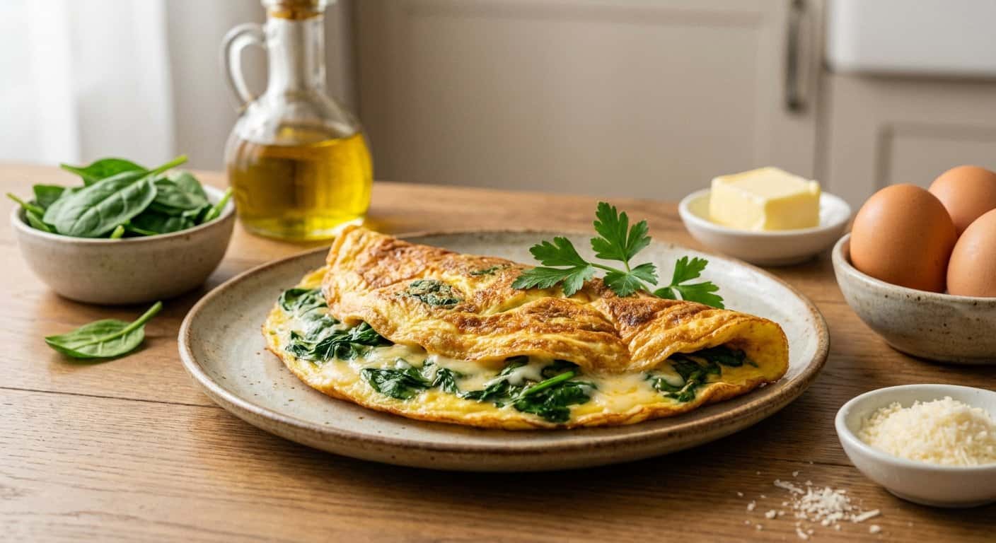 Omelette de Espinacas