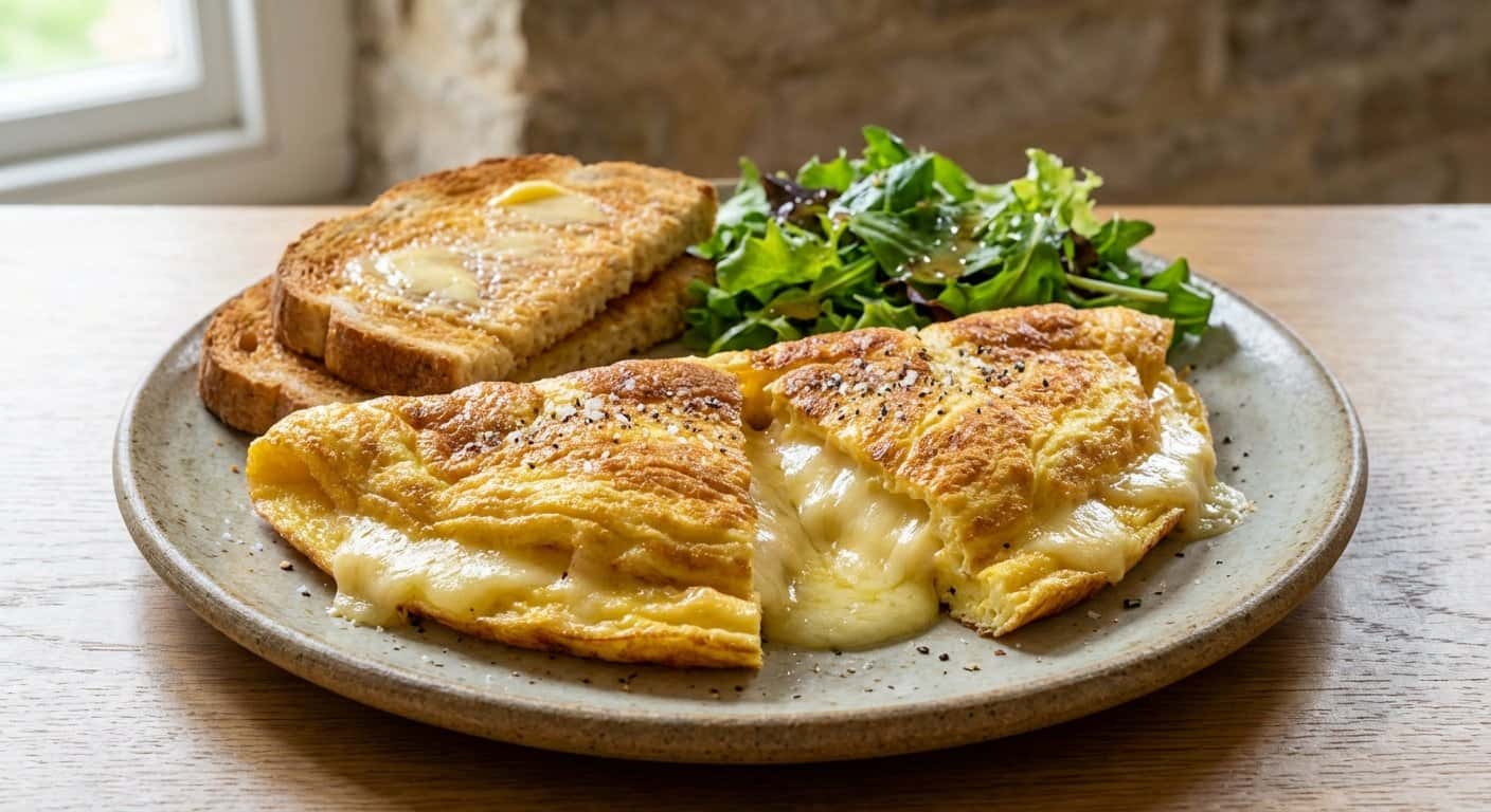 Omelette de Queso Clásico