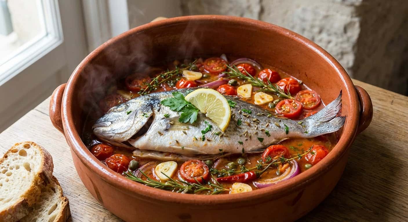 Orata all'acqua pazza