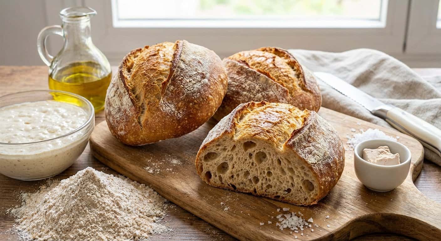 Pan de Bollos con Prefermento