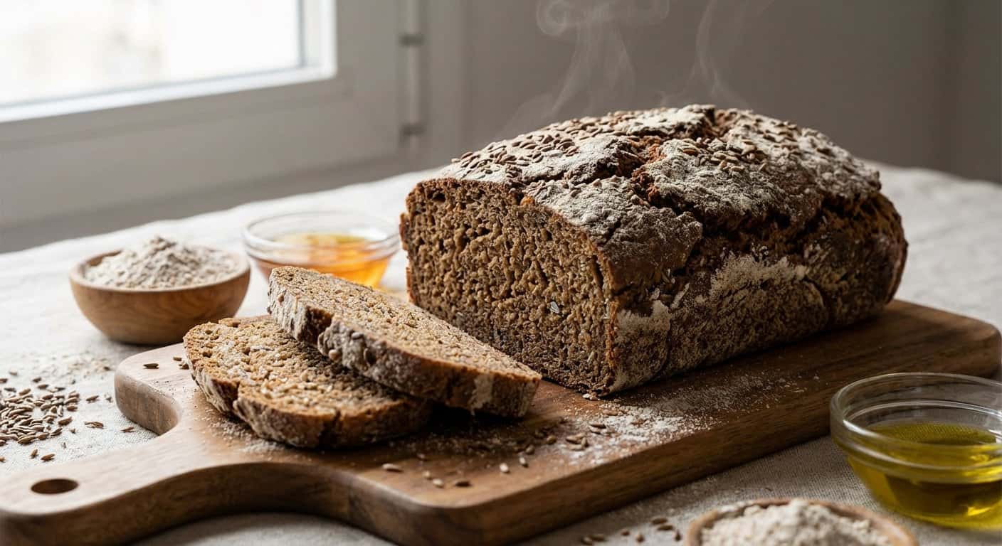 Pan de Centeno Rápido