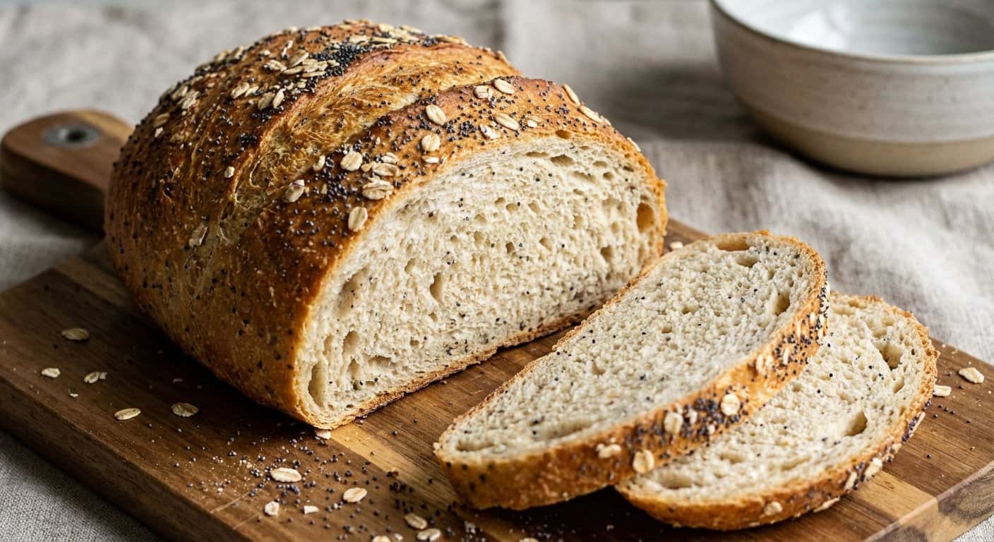 Pan de Harina de Avena con Amapola