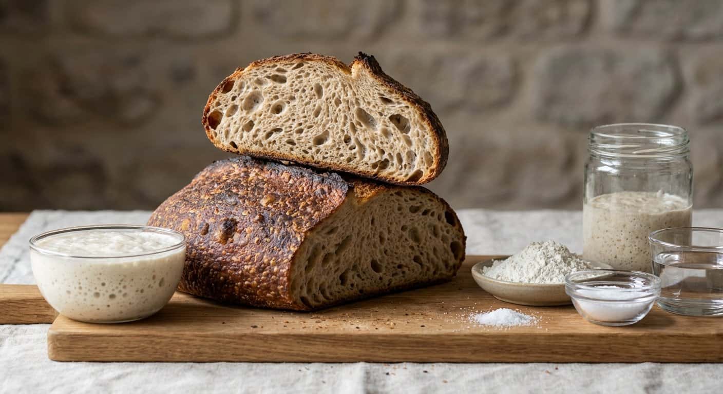 Pan de Masa Madre con Prefermento