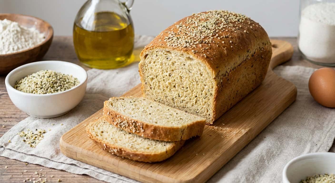 Pan de Molde Rápido con Cáñamo