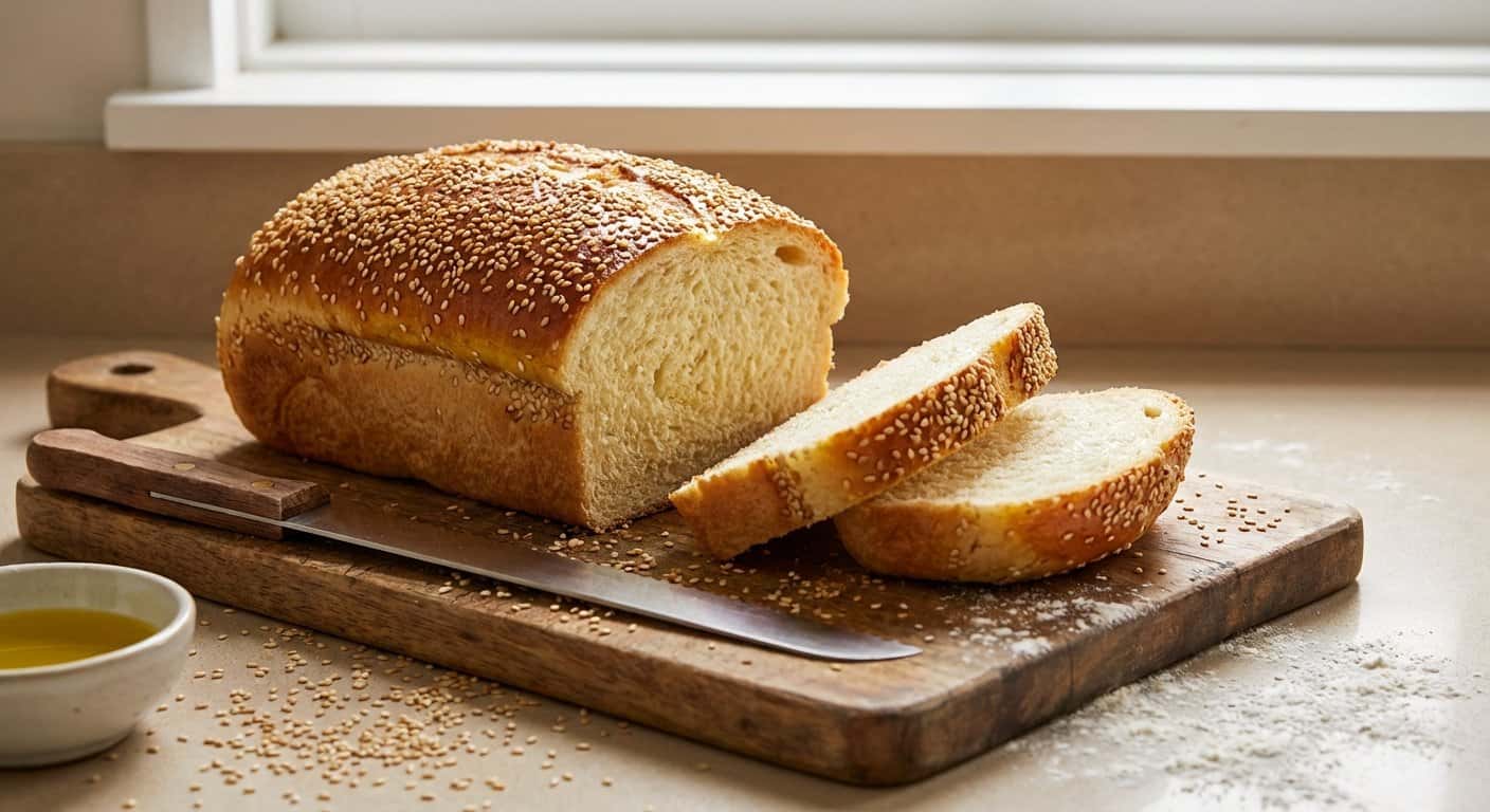 Pan de Molde Tradicional con Sésamo