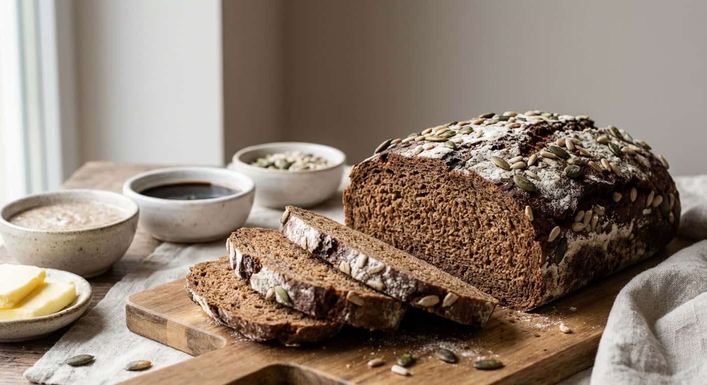 Pan Negro Alemán (Schwarzbrot)