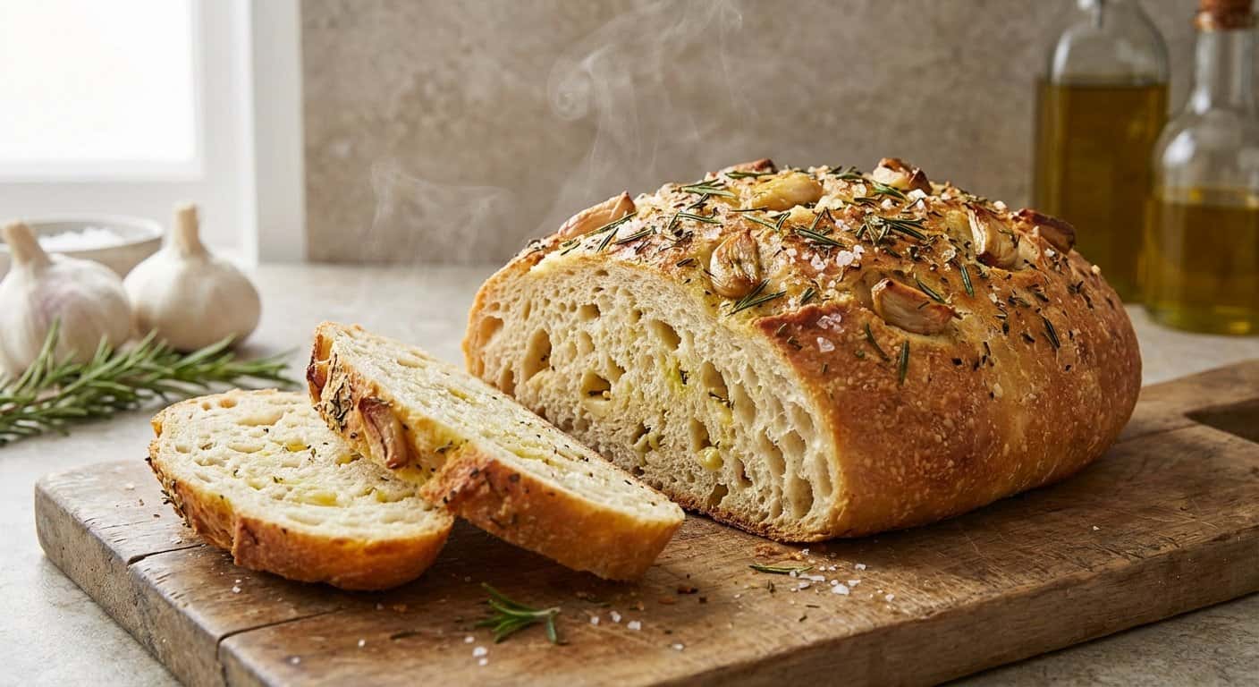 Pan Rústico de Ajo