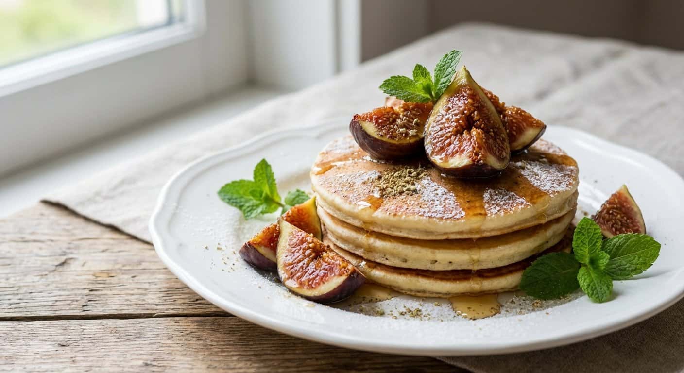 Pancakes con Higos y Cardamomo