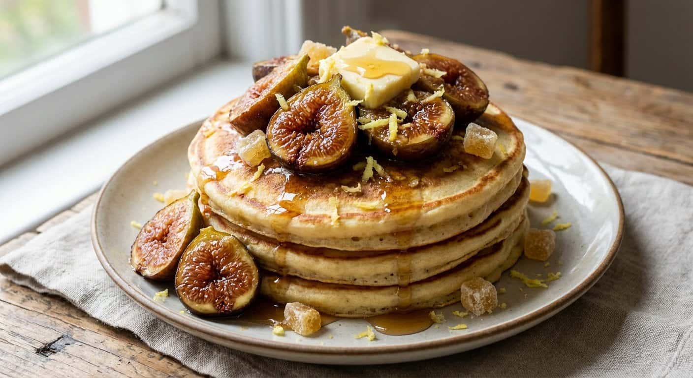 Pancakes con Higos y Jengibre