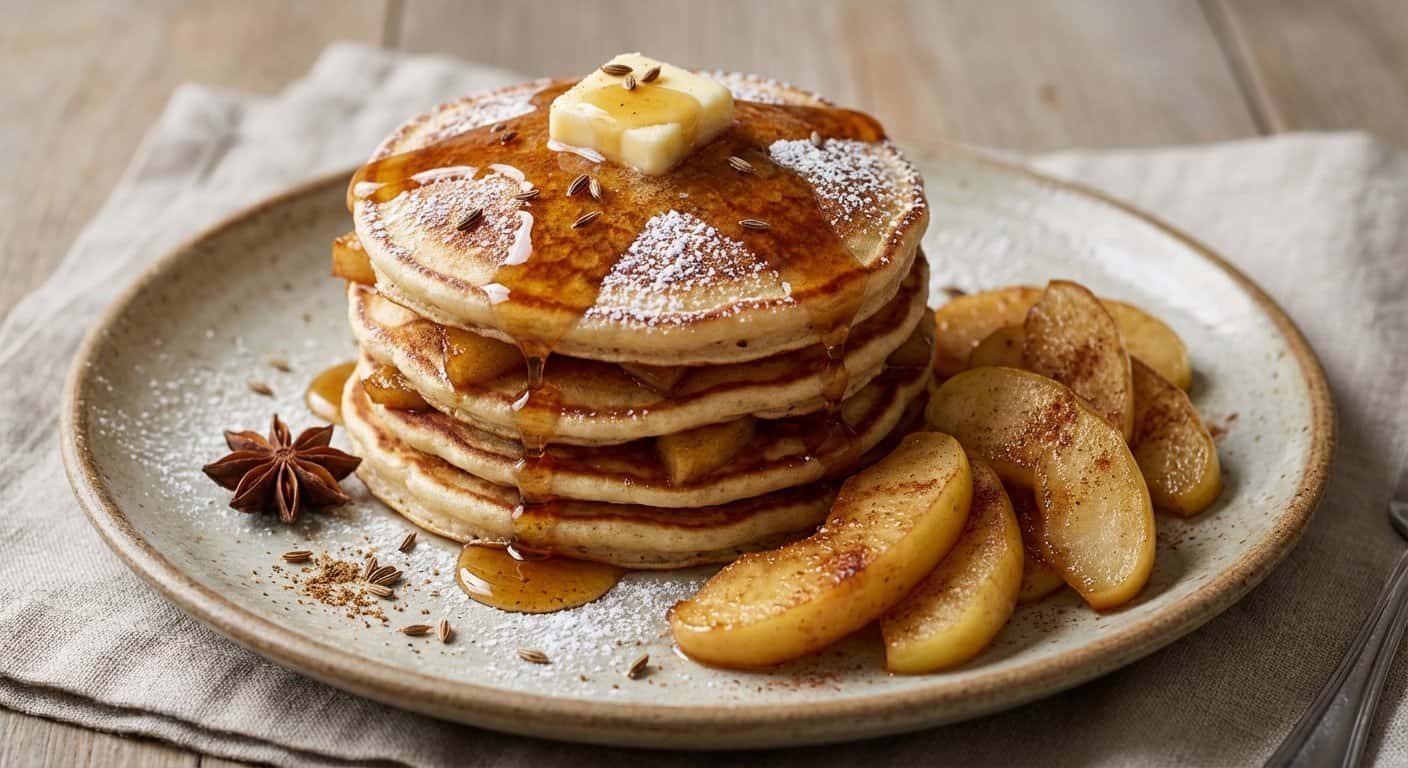 Pancakes con Manzana y Anís