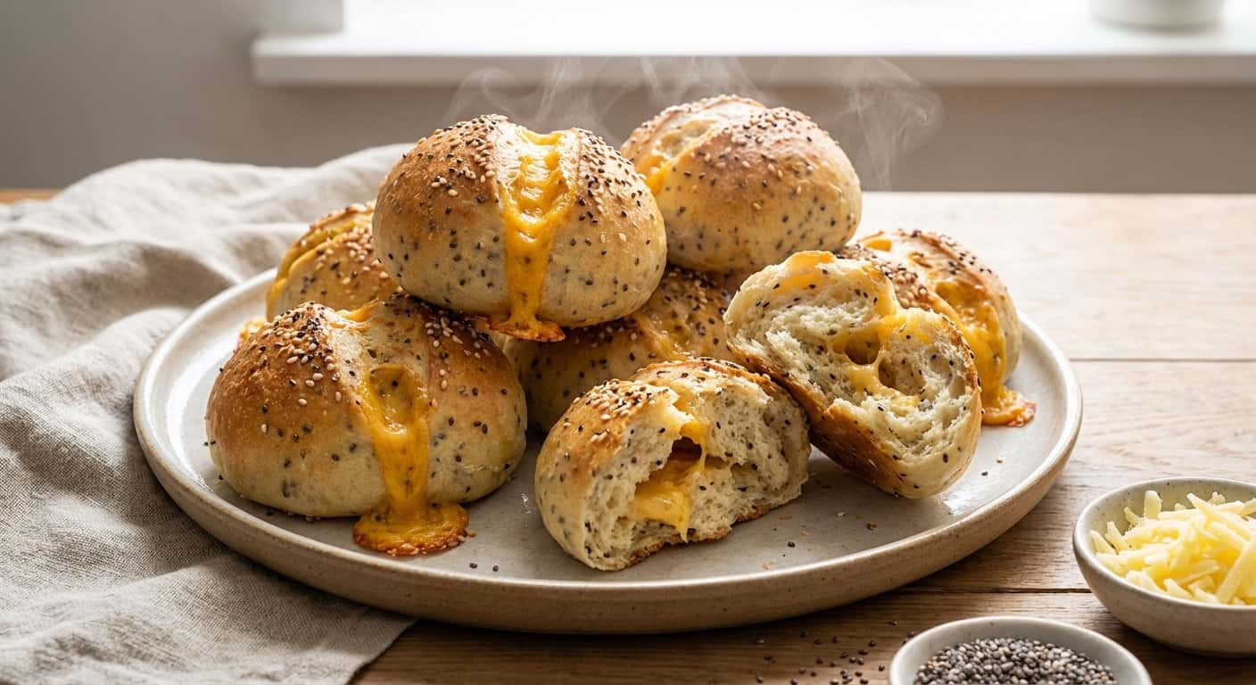 Panecillos con Reposo en Frío con Chía y Queso