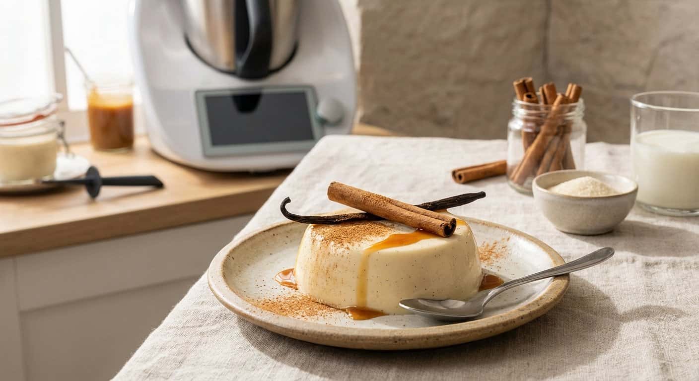 Panna Cotta de Canela en Thermomix