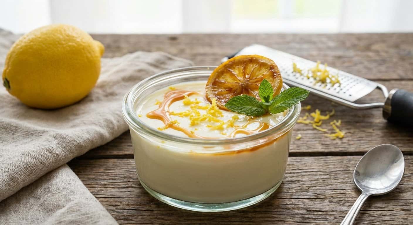 Panna Cotta de Limón en Thermomix