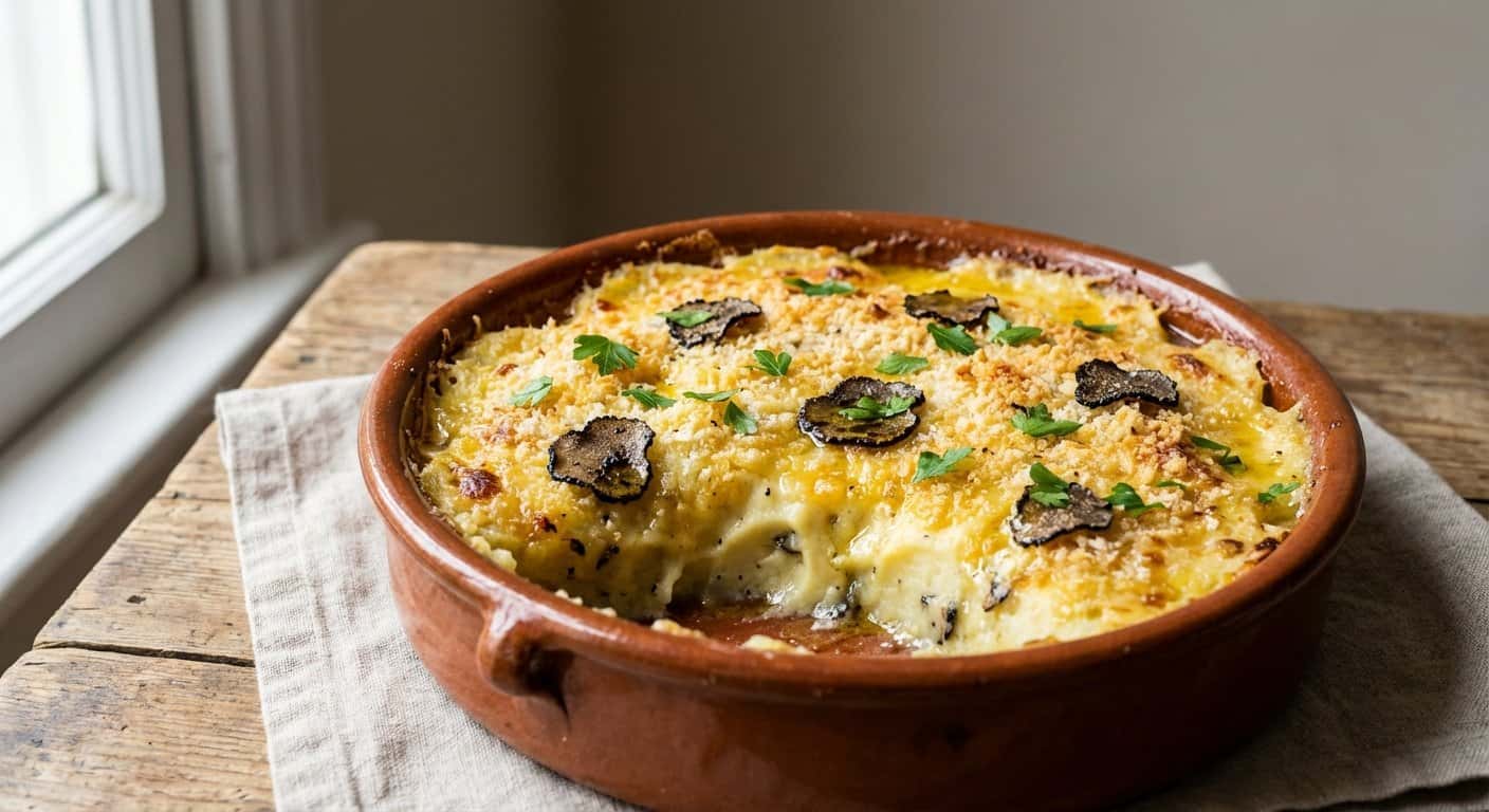 Parmentier de Patata con Trufa Negra