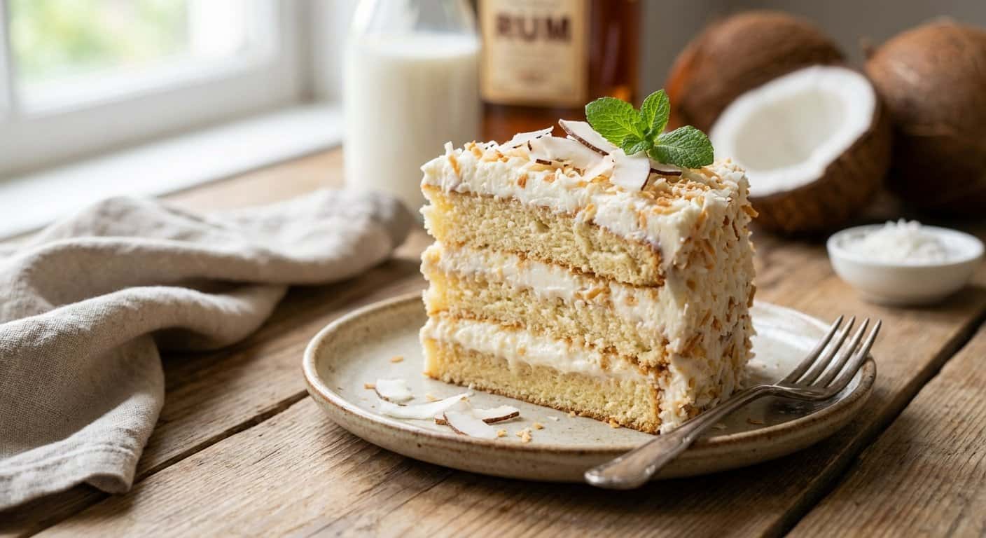 Pastel de Coco Tradicional