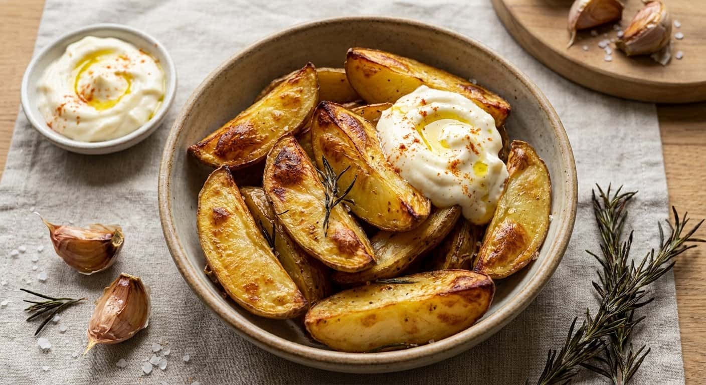 Patatas al Horno con Alioli