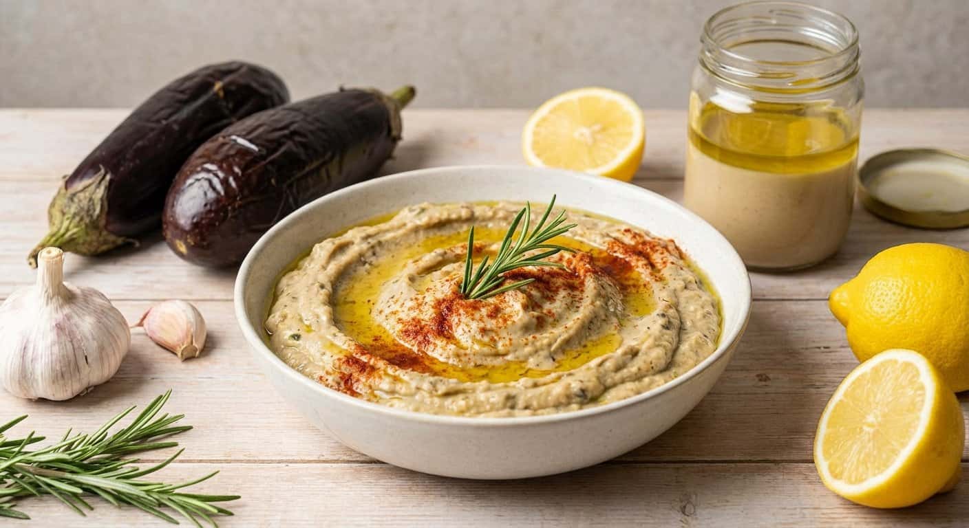 Paté de Berenjena Asada con Romero