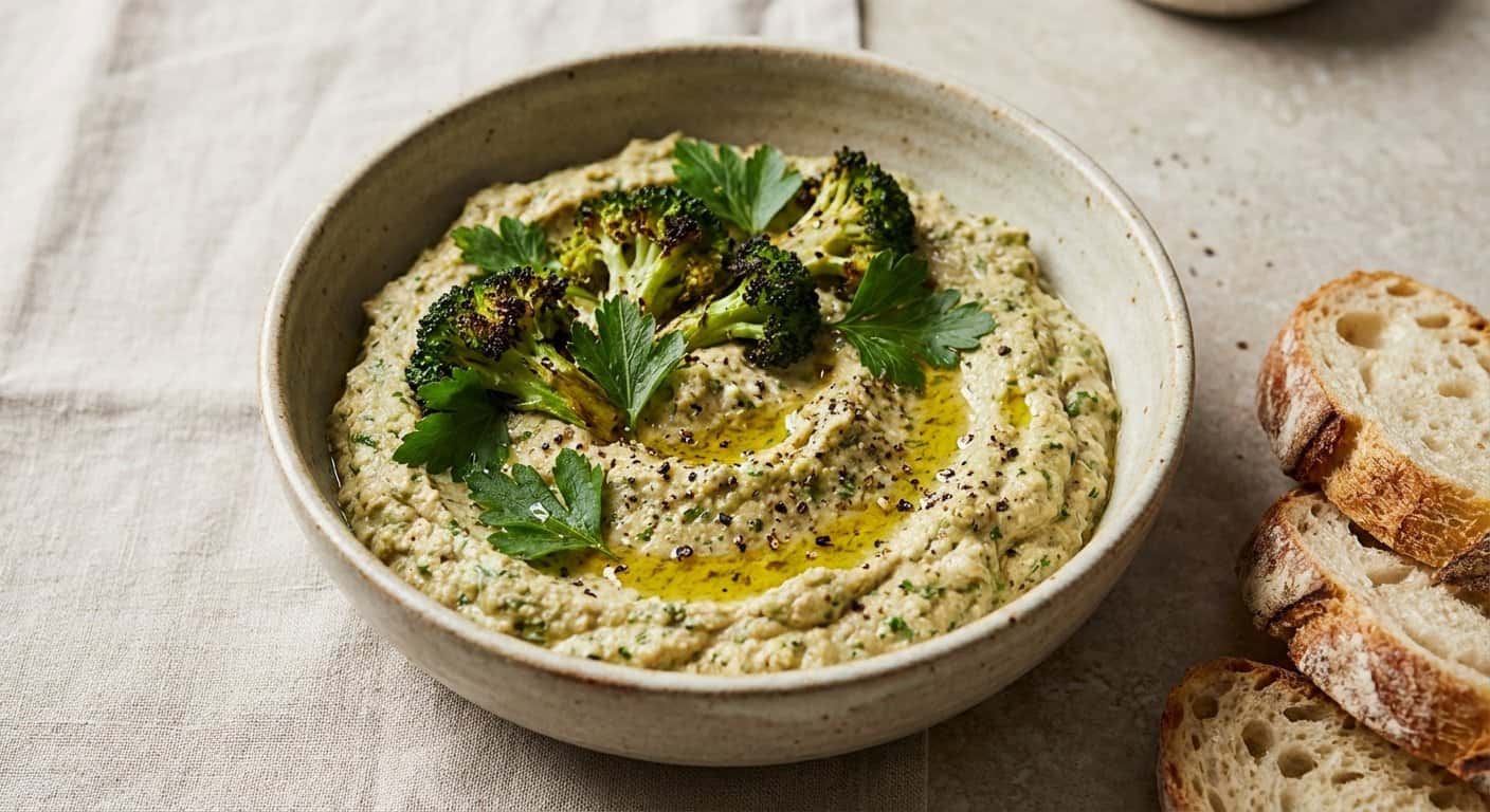 Paté de Brócoli Asado con Perejil en Thermomix