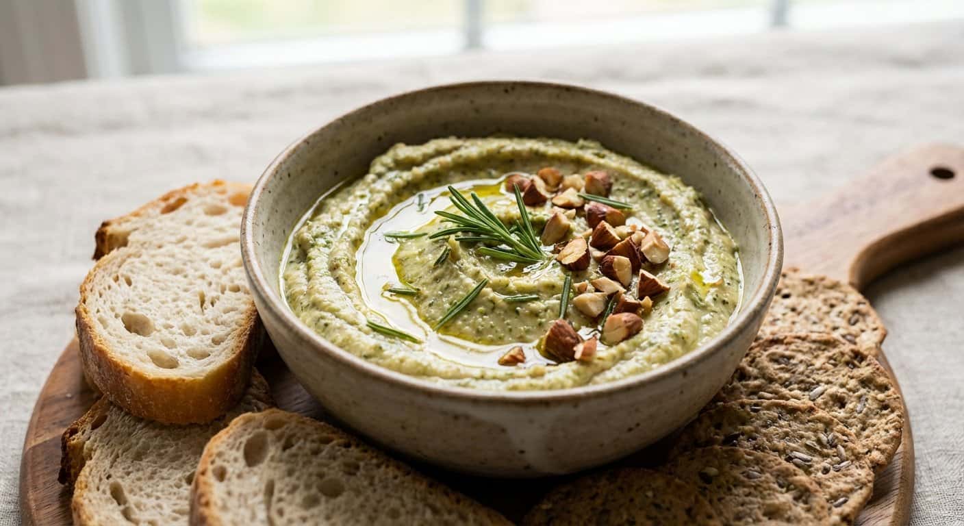 Paté de Brócoli Asado con Romero