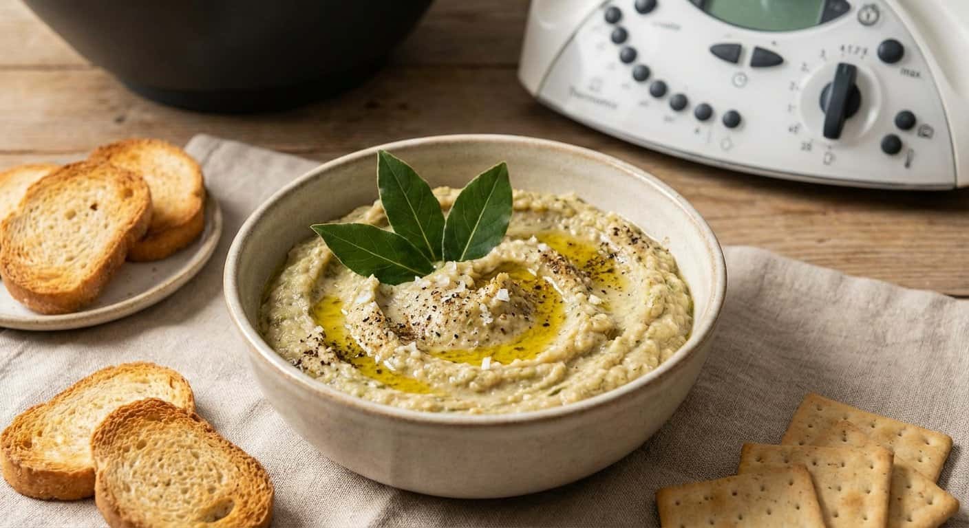 Paté de Calabacín Asado con Laurel