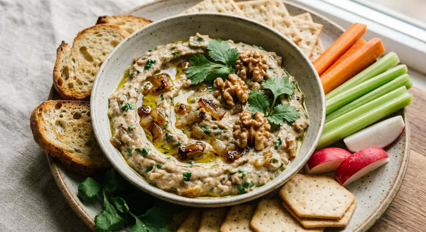 Paté de Cebolla Asada con Cilantro