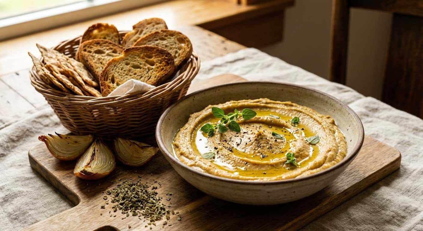 Paté de Cebolla Asada con Orégano