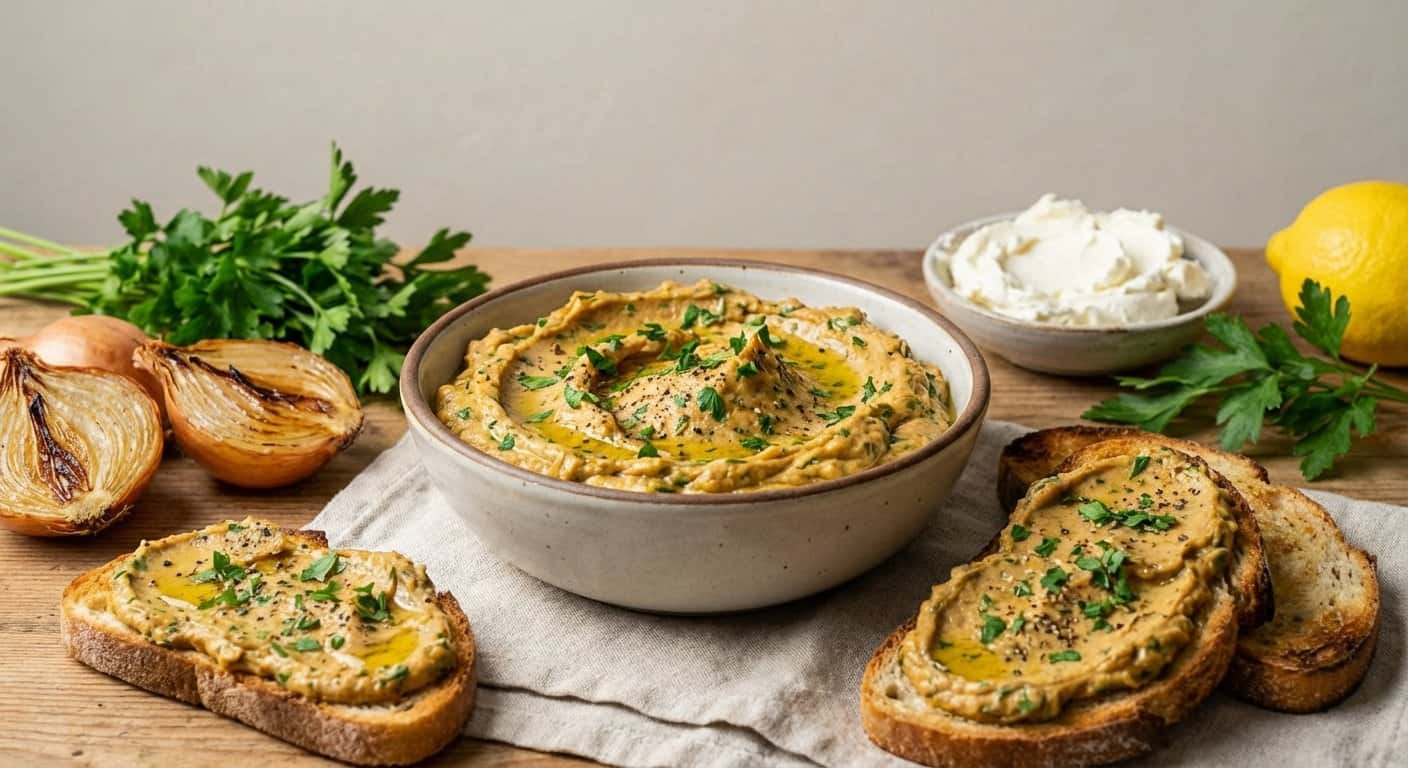 Paté de Cebolla Asada con Perejil