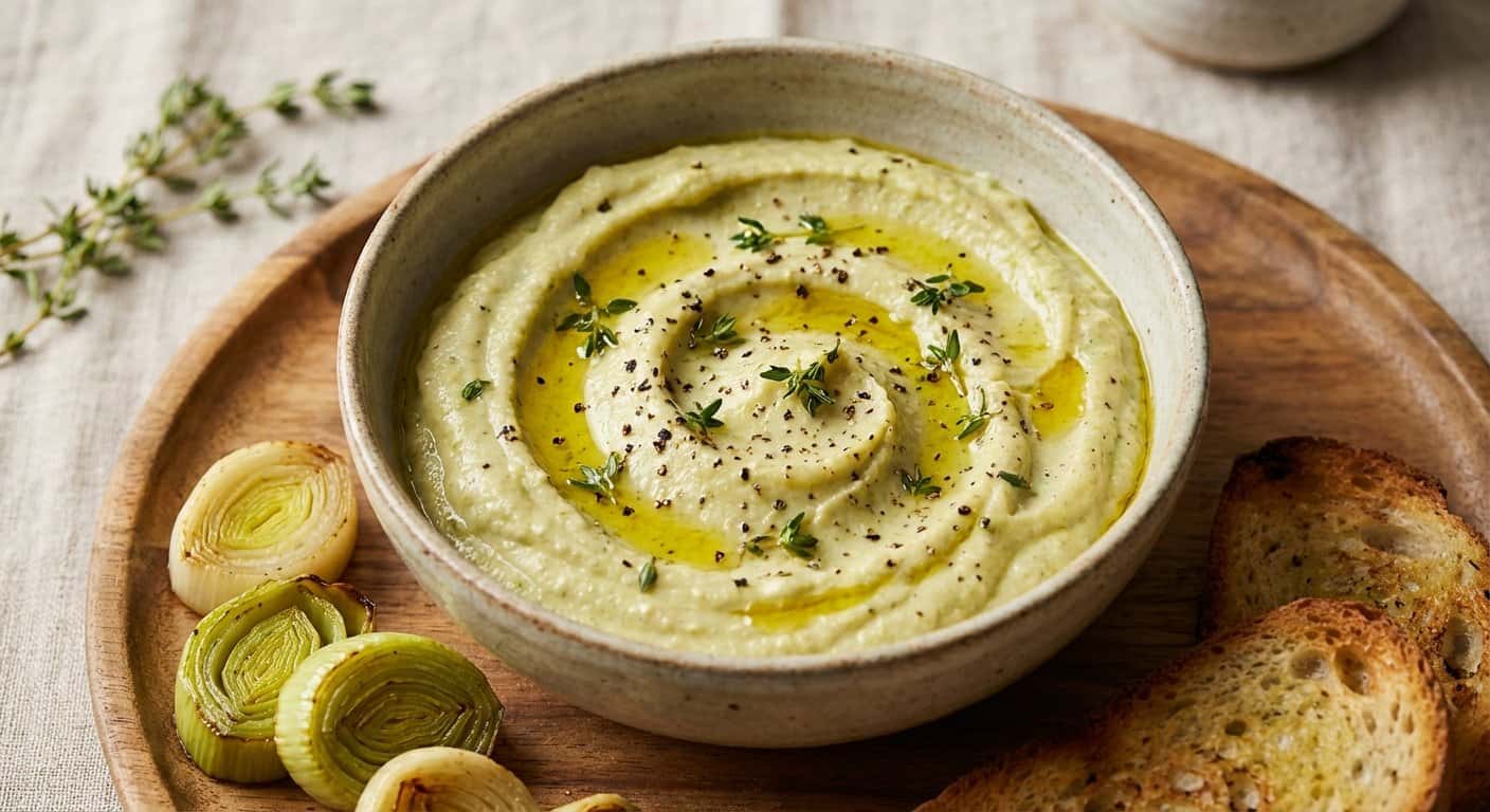 Paté de Puerro Asado con Tomillo