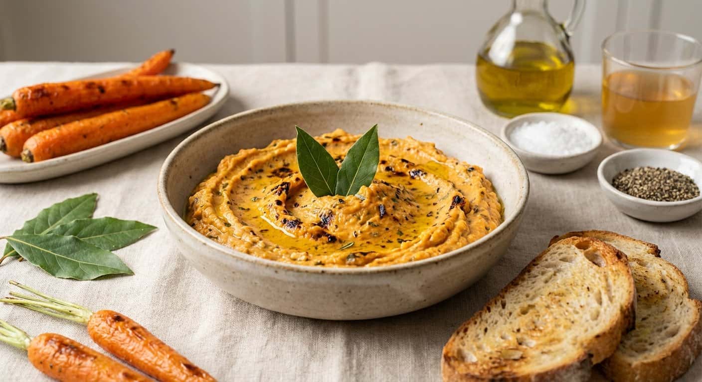 Paté de Zanahoria Asada con Laurel