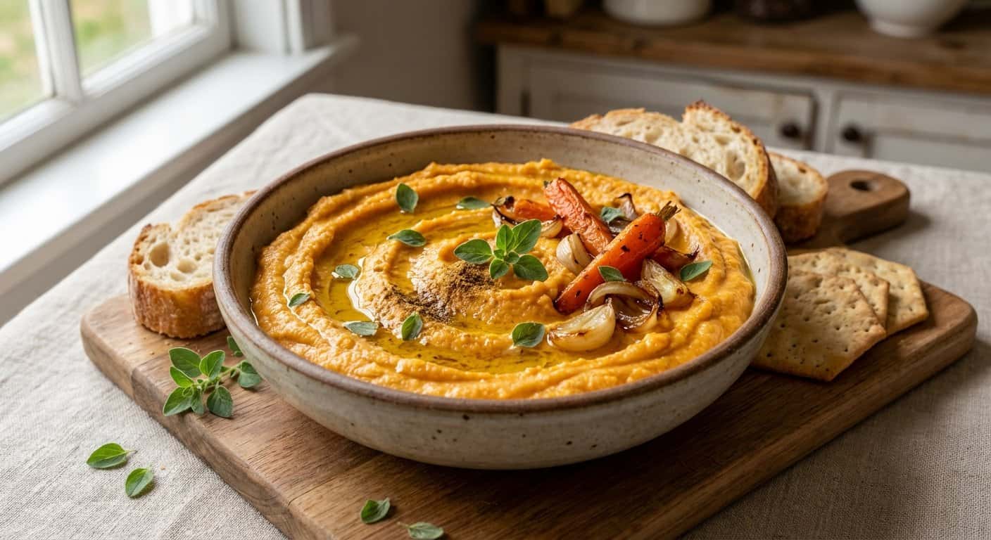 Paté de Zanahoria Asada con Orégano