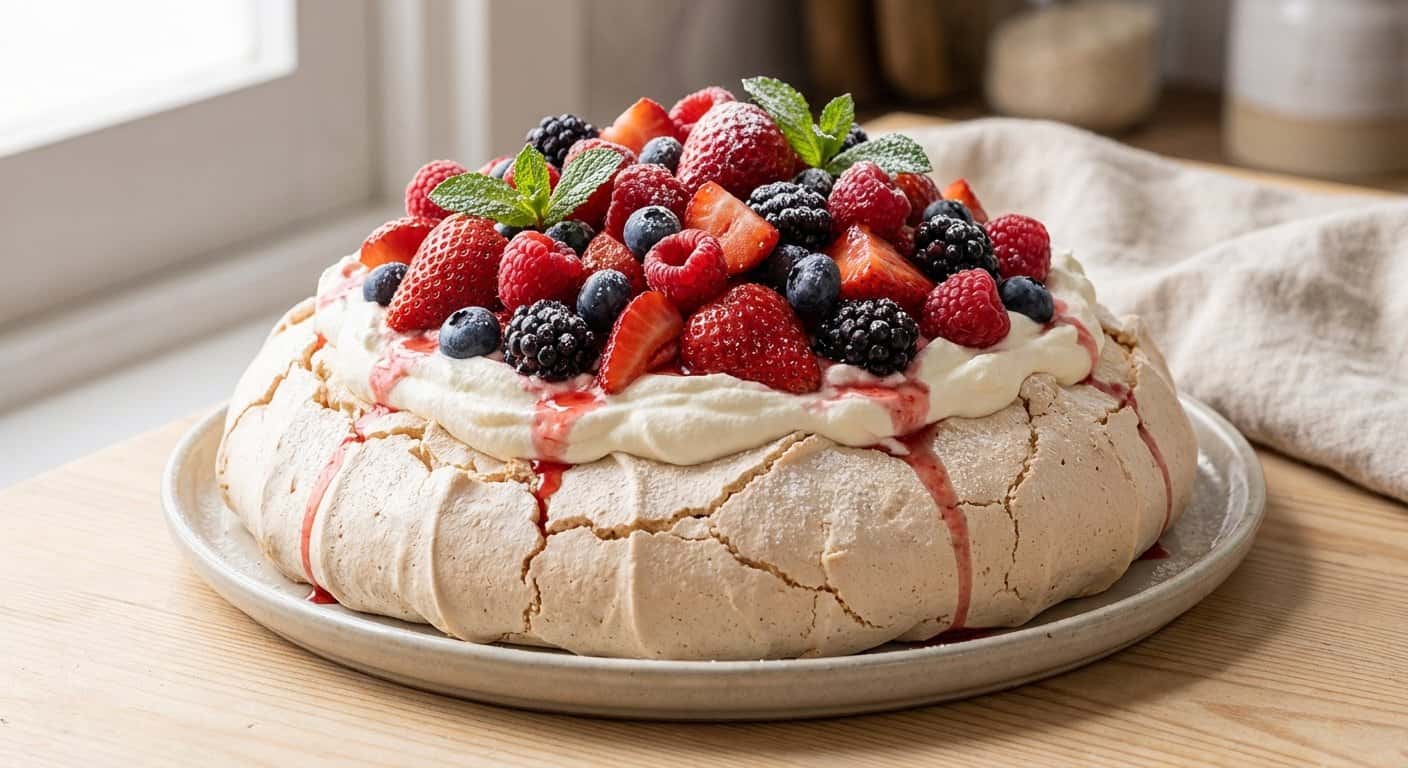 Pavlova de Frutos Rojos