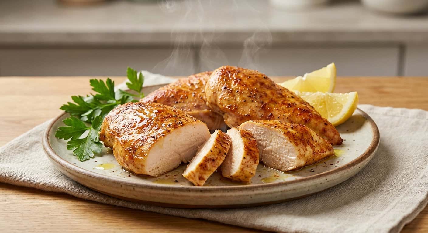 Pechuga de Pollo Jugosa en Airfryer