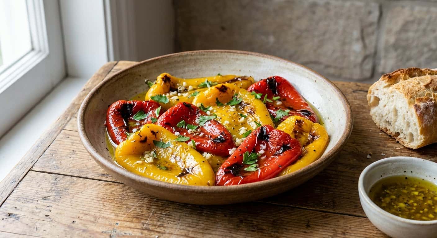 Pimientos Asados a la Barbacoa