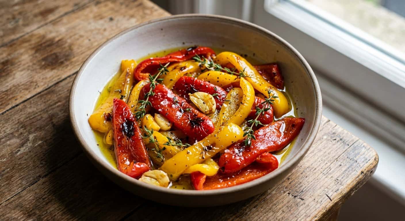 Pimientos Asados con Tomillo