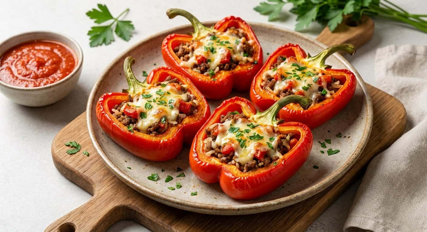 Pimientos Rellenos en Airfryer