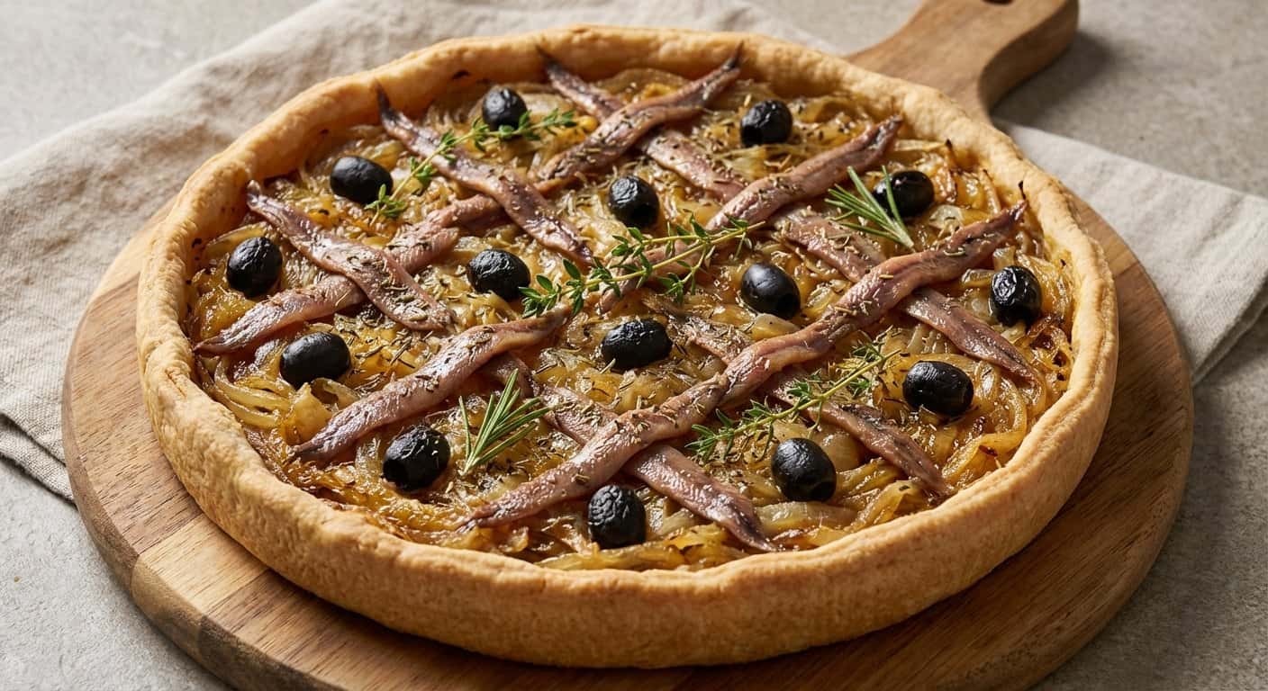 Pissaladière Alsaciano con Hierbas