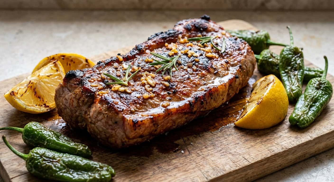 Pluma Ibérica a la Barbacoa