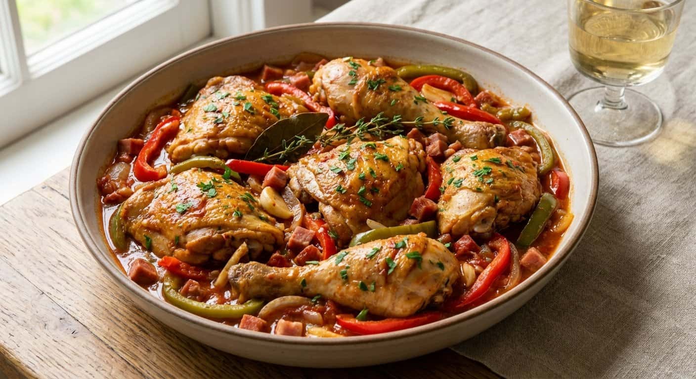 Pollo a la Vasca