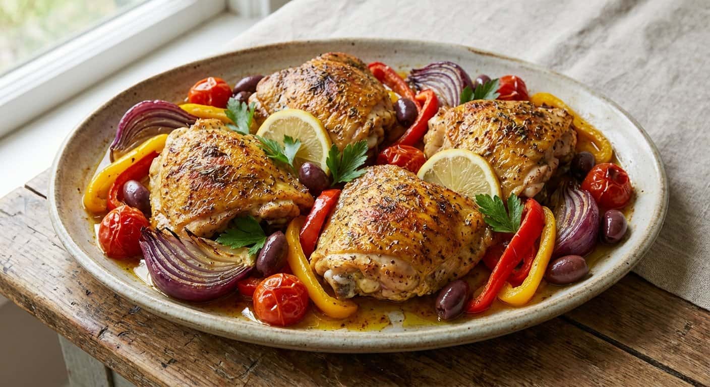 Pollo Mediterráneo con Especias