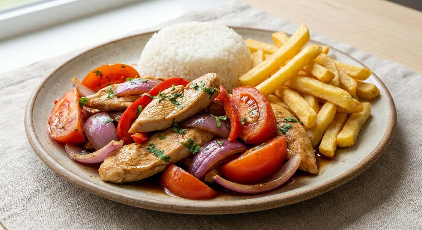 Pollo Saltado Peruano