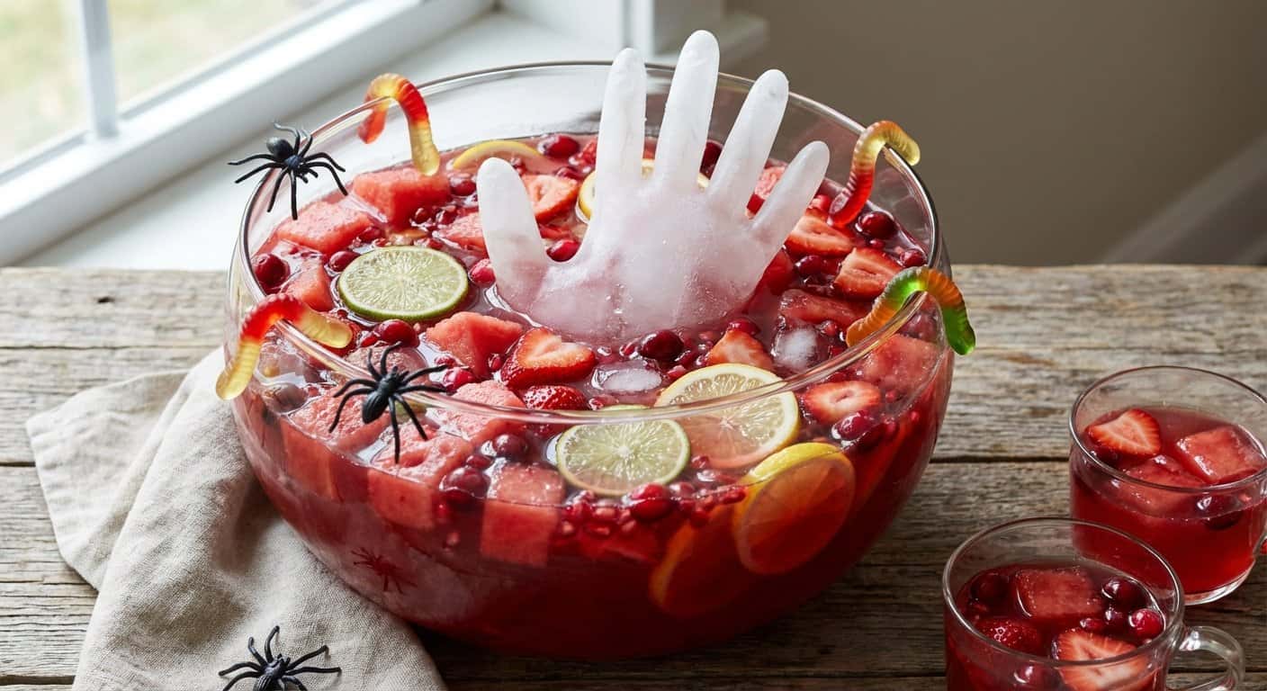 Ponche Sangriento de Halloween