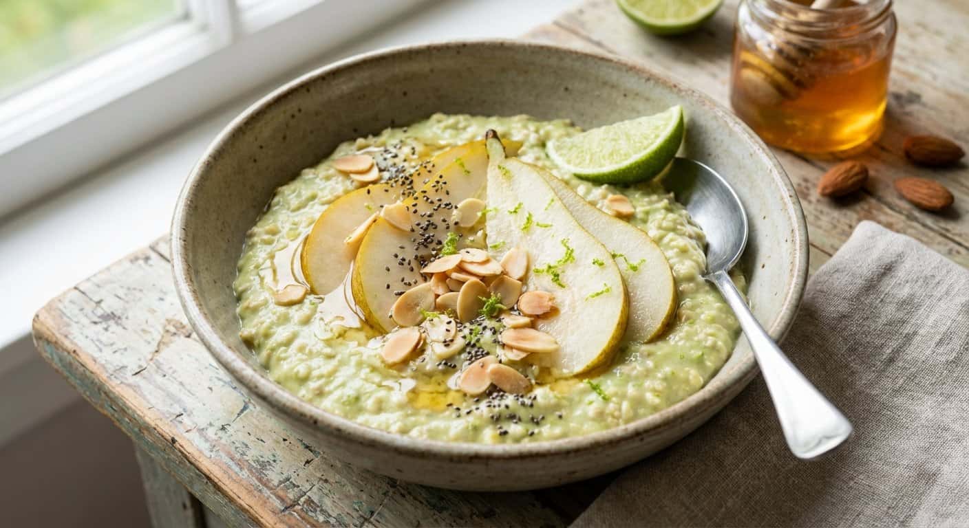 Porridge de Aguacate y Pera